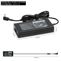 Adaptador para computadora portátil 19V 6.33A 135W 5,5*1,7mm Cargador para computadora portátil para ACER Nitro 5 Gaming Laptop AN515 2000 a la fecha
