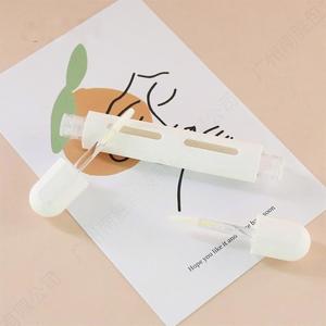 Bán Buôn 3 + 3Ml Biểu Tượng Tùy Chỉnh Ưa Thích Dễ Thương Round Shaped Trắng Double-End Mở Cửa Sổ Nhỏ Rỗng Lip Gloss Ống - Product Image 3