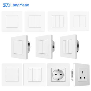 LangYeao Star Ring Série Tuya Smart ZigBee3.0 Interrupteur à bouton poussoir Lumière/Chauffe-eau/Rideau/Gradateur et prise - Product Image 1
