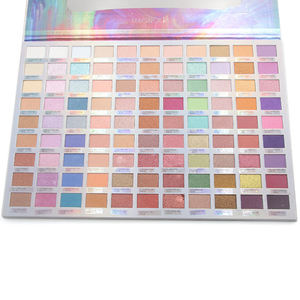 Tùy Chỉnh OEM Cầu Vồng Cổ Điển Vegan Bóng Mắt Pan Sáng Sinh Thái Thân Thiện Với Eyeshadow Palette Đầy Màu Sắc Eyeshadow Palette - Product Image 4