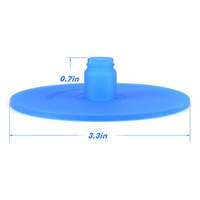 Yongli Custom 5 PACKS Couvercles en silicone pour bocaux Mason à large ouverture, compatibles lave-vaisselle, bouchons de fermentation à valve d'air pour cornichons