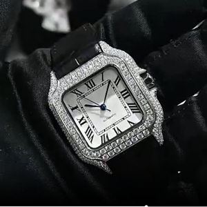 Orologio da Donna con Diamante Moissanite di Ultima Generazione, Alta Qualità in Acciaio Inossidabile, Elegante Orologio da Polso Femminile di Lusso, Gioiello alla Moda - Product Image 1