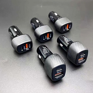 Chargeur de voiture USB rapide en fibre de carbone 15W <span class=keywords><strong>20W</strong></span> 36W Type C PD, adaptateur de charge rapide pour téléphone pour <span class=keywords><strong>iPhone</strong></span> 16 15 17 Pro Max - Product Image 6