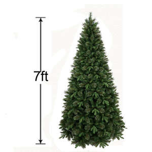   Arbre de Noël en plastique ignifuge en PVC mélangé, arbre de Noël artificiel d'intérieur - Product Image 2