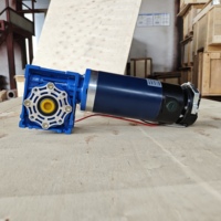 Motor DC Worm Gear 12V 24V Torsi Tinggi 300RPM Motor Gearbox Listrik untuk Peralatan Industri