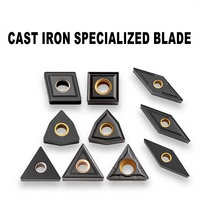 Plaquettes de tournage en carbure pour ébavurage intensif TNMG160408 WNMG080408 CNMG120408 revêtement CVD pour outils de tournage CNC pour fonte