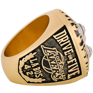 แหวนแชมป์1987 <span class=keywords><strong>Lakers</strong></span> Kobe <span class=keywords><strong>Bryant</strong></span> FANS ศาสนาคลาสสิกทำจากไม้สังกะสีอัลลอยกล่องบรรจุทรงลูกบอล - Product Image 5
