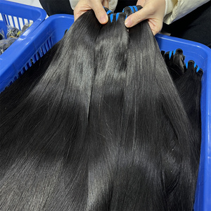 Lot de mèches de cheveux humains indiens vierges 100 % naturels, bruts, originaux, à cuticules alignées, style personnalisé, longue ondulation, pour dropshipping - Product Image 3