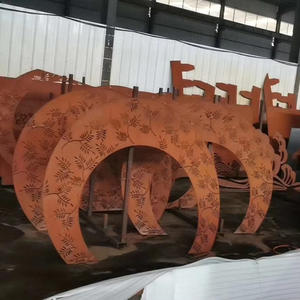 צלחת פלדה ארוגה עמיד צלחת קורטן מחיר קורטן זול גיליון גלי פלדה גלי - Product Image 6