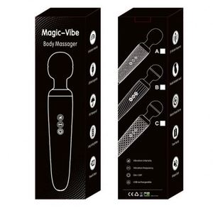 Masseur magique sans fil Amazon 18, 20 vitesses multiples, vibrations, massage des muscles, du cou, des épaules, du dos, des jambes, des pieds, baguette de massage, jouets sexuels - Product Image 2