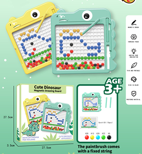 Tavola da <span class=keywords><strong>Disegno</strong></span> AiJH con 80 Perline, Forma di Dinosauro Cartoonesco, Gioco Educativo STEM per Stimolare l'Immaginazione e il Pensiero - Product Image 5