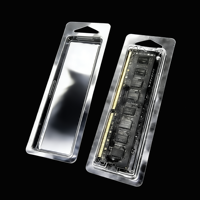 Kemasan Blister Clamshell PET Sekali Pakai yang Dapat Didaur Ulang dengan Embossing untuk Elektronik Konsumen dan Bahan Makanan Grosir
