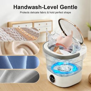 Foldable Washer and Dryer Combo Wash Pant Underwear Small Laundry Folding Portable <b>Mini</b> <b>Washing</b> <b>Machine</b> with Dryer Price - Product Image 5