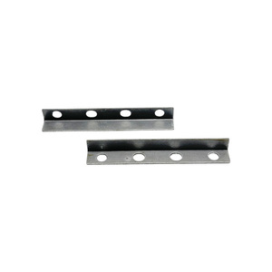 Support d'angle en acier au carbone à 4 trous pour connecteurs de meubles, supports d'étagères, durable, zingué - Product Image 2