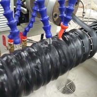 Línea de Producción de Protectores Espirales para Mangueras, Organizador de Cables, Línea de Extrusión, Máquina para Fundas de Mangueras Hidráulicas y Cables Eléctricos