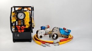 Bomba de llave hidráulica eléctrica VLWP515‑4 adecuada para llaves dinamométricas Enerpac de 70 MPa para proyectos de atornillado a gran escala - Product Image 6