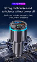 Lecteur audio de voiture portable en métal, émetteur FM USB, récepteur audio sans fil, lecteur MP3, chargeur de voiture PD30W QC18W, garantie 1 an