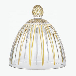 Luxury Flatware Gold Painted <strong>Egg</strong> <strong>Shape</strong> Glass Kitchen Utensil <strong>Holder</strong> <strong>Cutlery</strong> Glass Storage Box - Product Image 5