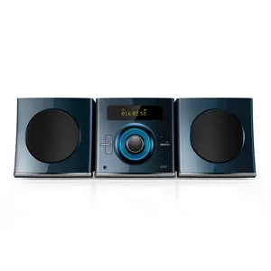 Sistem Rak Stereo Speaker Suara Hi-Fi Sistem CD Player 30W RMS Sistem Komponen Mikro dengan Remote Control, BT, FM
