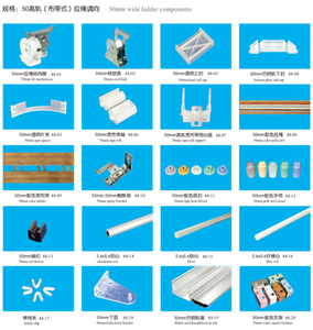 Vải Polyester nhôm gỗ Venetian mù thành phần phụ kiện cửa sổ mù thang băng hoặc thang chuỗi - Product Image 5