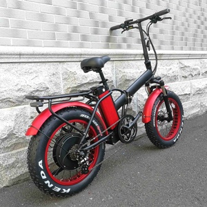 Vélo électrique pliable 1000W avec moteur arrière sans balais, pneus larges, fabrication Changzhou, batterie lithium 13Ah - Product Image 3