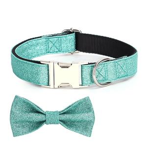 <span class=keywords><strong>Bling</strong></span> Dog Bow Tie Party Christmas <span class=keywords><strong>Pet</strong></span> Collar Outdoor Walking Nylon Collar Accesorios para mascotas Suministros - Product Image 5