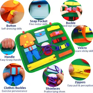 Montessori yürümeye başlayan meşgul kurulu taşıma askısı ve kolay kavramak kolu ve çıkarılabilir alfabe numaraları yoğun kurulu seyahat oyuncak hissettim