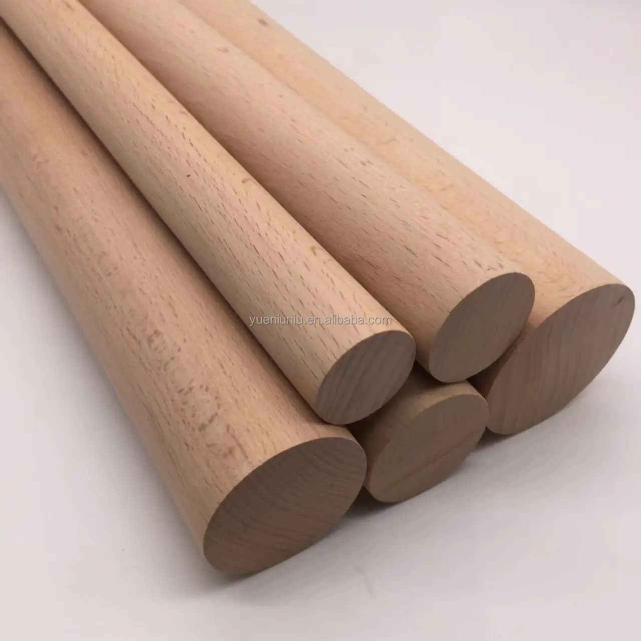 wholesale Wood Dowel natural round Beech wooden sticks craft decoration DIY Blank