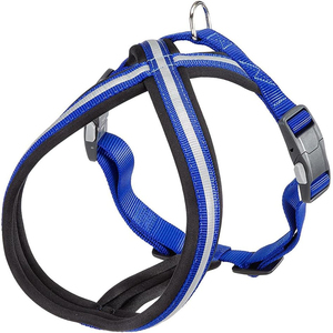 Premium Custom Nylon Slip on <b>Foam</b> <b>Padded</b> Dog Harness Set Tactical Dog Collar Leash Quick Release Metal Buckle With Handle - Product Image 1