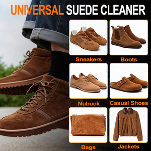 Kit <span class=keywords><strong>de</strong></span> Limpieza Profunda <span class=keywords><strong>para</strong></span> <span class=keywords><strong>Gamuza</strong></span> y Cuero Nubuck: Espuma Limpiadora, Cepillo y Toalla <span class=keywords><strong>para</strong></span> Eliminar Manchas - Product Image 5