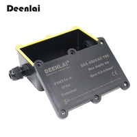 Kotak Sambungan Deenlai FSH713-A dengan Fitting Kompresi 8MM 2 Port, Casing Plastik PC