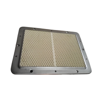 Brûleur infrarouge à haute efficacité avec plaque en céramique en nid d'abeille antirouille en émail gaz naturel/GPL pour grilles de Shawarma turques