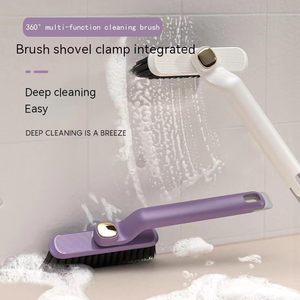 360 Degree Rotating Crevice Cleaning Brush Bathroom Toilet Brush Shower Floor Tile Joints Dead Angle Crevice <b>Gap</b> Cleaner Brush - Product Image 2