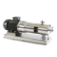 Mélangeur homogénéisateur à rotor et stator pour émulsion, à cisaillement élevé, en ligne, avec pompe