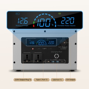 Estación de Energía Portátil con Batería de Iones de Litio de Larga Duración (Más de <span class=keywords><strong>3000</strong></span> Ciclos), Generador Solar de 700W/1000W/1300W, Almacenamiento de Energía para Hogar y Exteriores - Product Image 5