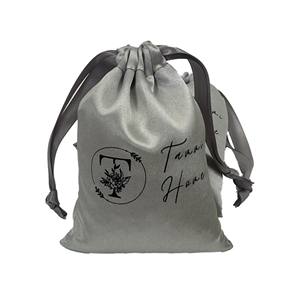 Saten saç saklama torbaları-ipli kapatma, peruk ve uzantıları koruyun, özelleştirilebilir tasarım - Product Image 4