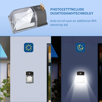 Lámpara de Pared LED de 18W 26W, Venta al por Mayor, Mini Lámpara Comercial para Exteriores, Lámparas de Pared con Fotocélula, Moderna Mini Lámpara de Pared LED
