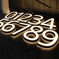 Enseignes lumineuses 3D Led en acrylique, enseignes lumineuses