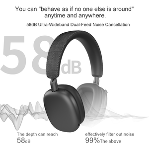 Tiếng ồn hủy bỏ tai nghe không dây <span class=keywords><strong>stereo</strong></span> có thể gập lại Hi-Fi Tai nghe Tai nghe bass với microphone Over-Head Tai nghe không dây - Product Image 4