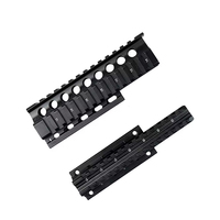 Système de montage supérieur en alliage d'aluminium pour rail de visée, base métallique, accessoires de chasse, extérieur, noir, 320g, léger, conception durable