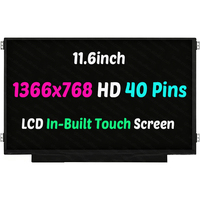 11.6 inç Dizüstü Bilgisayar B116XAK01.2 B116XAK01.1 HD 1366x768 60Hz EDP 40 Pin LCD Ekran Dokunmatik Ekran Toptan Satış