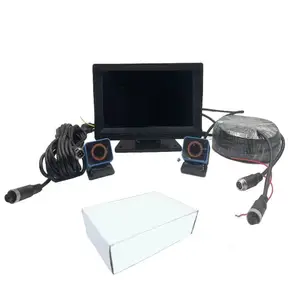 트럭 리버스 모니터 카메라 비디오 시스템 2ch 1080p AHD 후면보기 백업 레코더 Dashcam 2mp 카메라 기계 차량