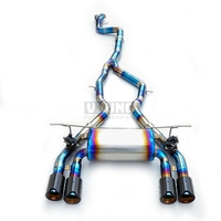 Système d'échappement arrière en alliage de titane haute performance avec soupape électronique et embout en forme de M pour BMW M3 M4 F80 F82 F83 3.0T