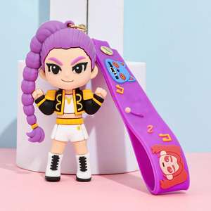 กระเป๋าจี้รูปตัวการ์ตูน K-demon พวงกุญแจ6สไตล์สำหรับงานปาร์ตี้ - Product Image 6