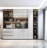 Luxuriöse Shaker-Style Küchenschränke aus Sperrholz, Wasserbeständig und Umweltfreundlich, Antik-Finish, Maßgefertigte Küchenmöbel