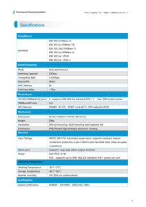 Switch Industrial POE+ de 8 Puertos, 10/100Mbps, Entrada de Alimentación Dual, IP40, para Tráfico y Seguridad, Soporte OEM/Al Por Mayor - Product Image 4