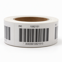 Cetak Stiker Label Kertas dengan Logo Kustom, Data Variabel, Nomor Seri Berturut-turut, Kode QR, dan Kode Batang