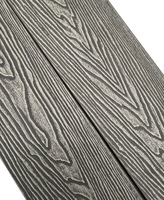 Étanche anti-dérapant WPC terrasse 3D en relief Style européen teck grain de bois clic carré extérieur en bois plastique sous-sol jardin