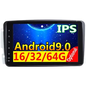 W209 자동차 스테레오 W203 M/ML W163 Viano W639 Vito 8 ''Android 멀티미디어 메르세데스 벤츠 라디오 + 비디오 GPS 네비게이션 IPS BT