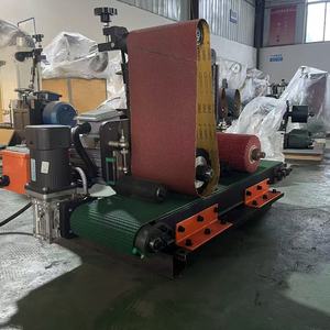 آلة صقل الأسطح المعدنية الصغيرة الصناعية ذات الحزام الدوار للتلميع - Product Image 6